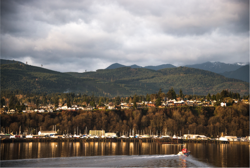 Skyline and water view of Craven County, NC
